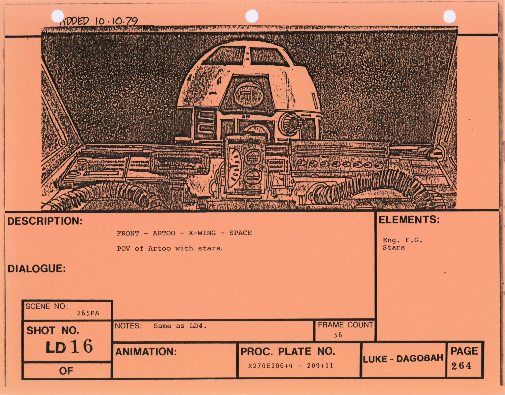 Star Wars: The Empire Strikes Back - VFX Storyboard: Luke Dagobah 16