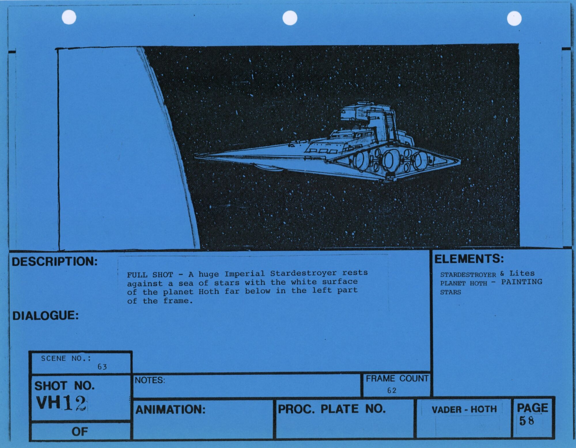 Star Wars: The Empire Strikes Back - VFX Storyboard: Vader Hoth 12