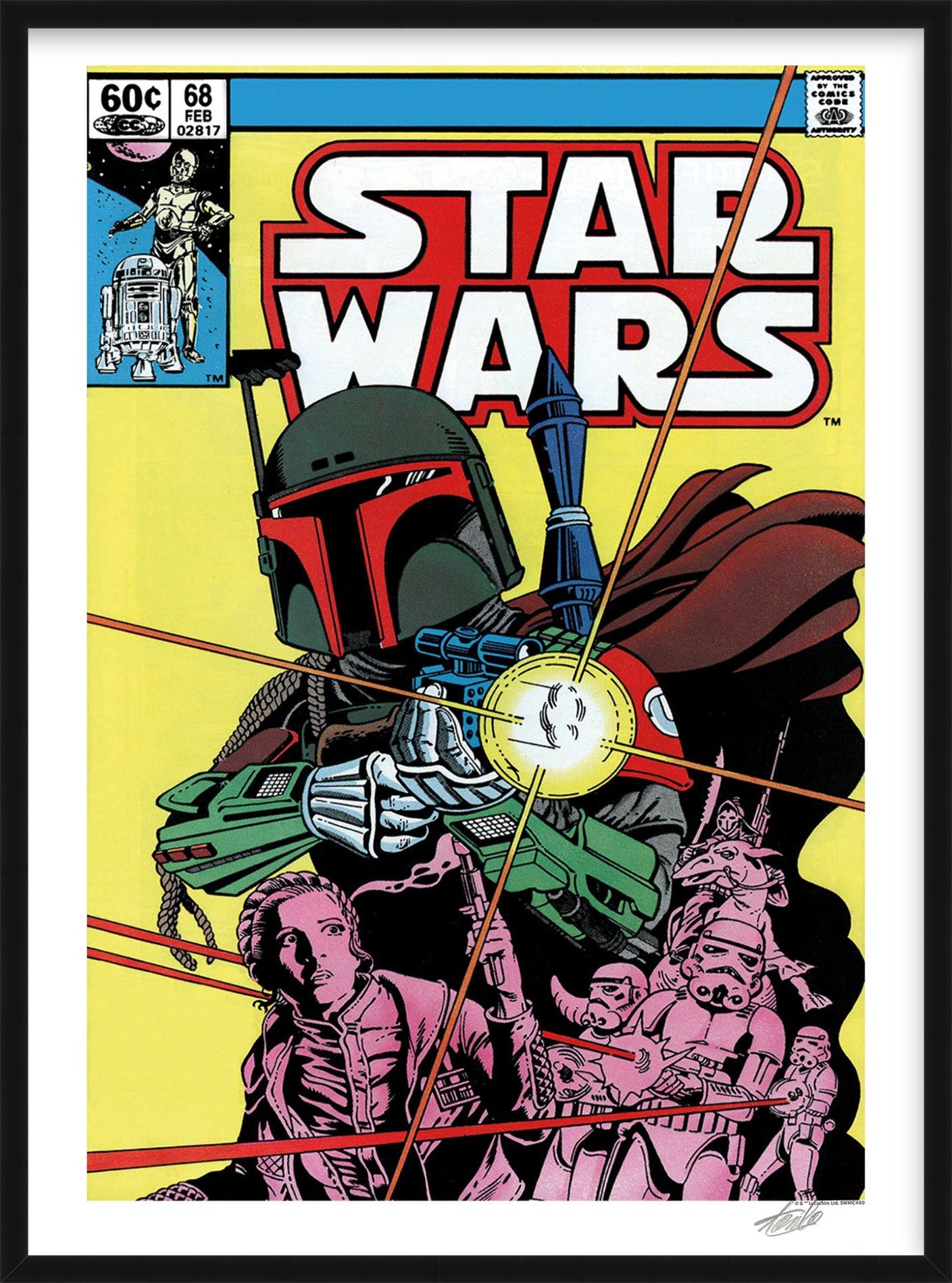 Star Wars #68 - The Search Begins, Signed by Stan Lee