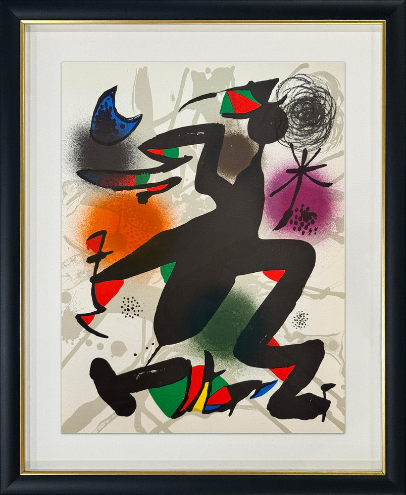 Joan Miró – Plate IV (Lithographe III), 1977