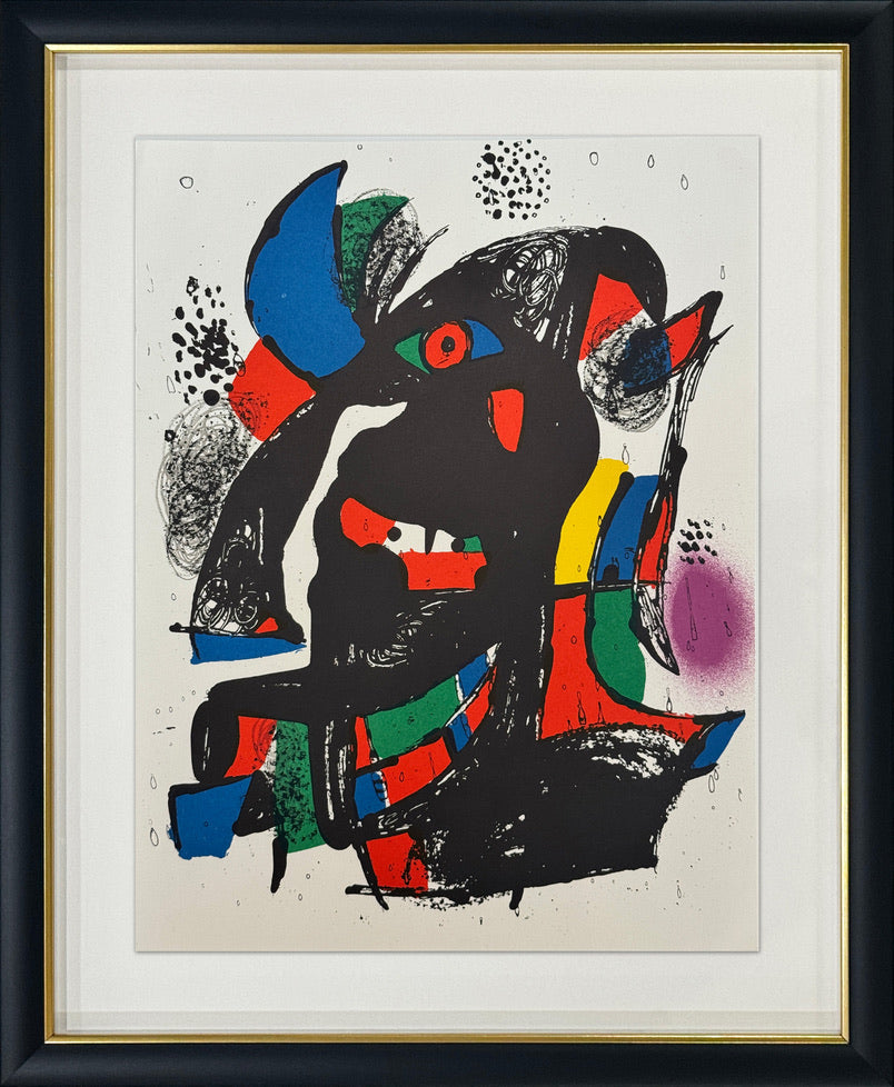 Joan Miro-Plate III (Lithographe IV)