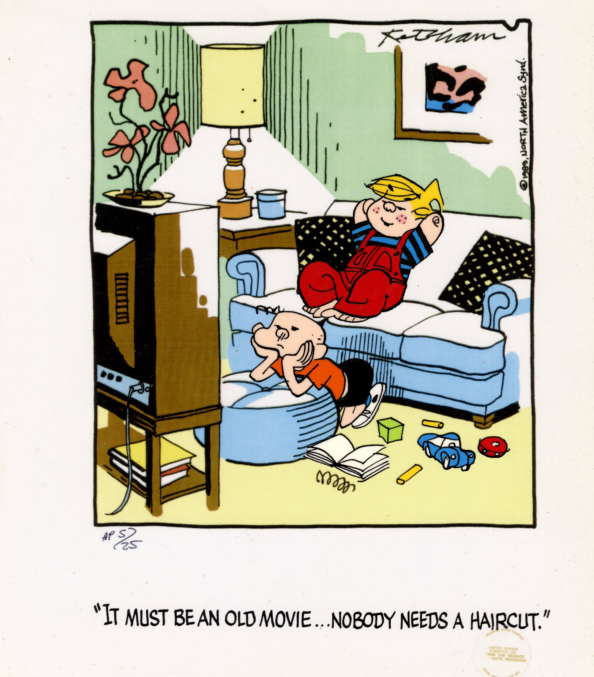 Dennis the Menace Limited Edition Cel (AP#5/25)