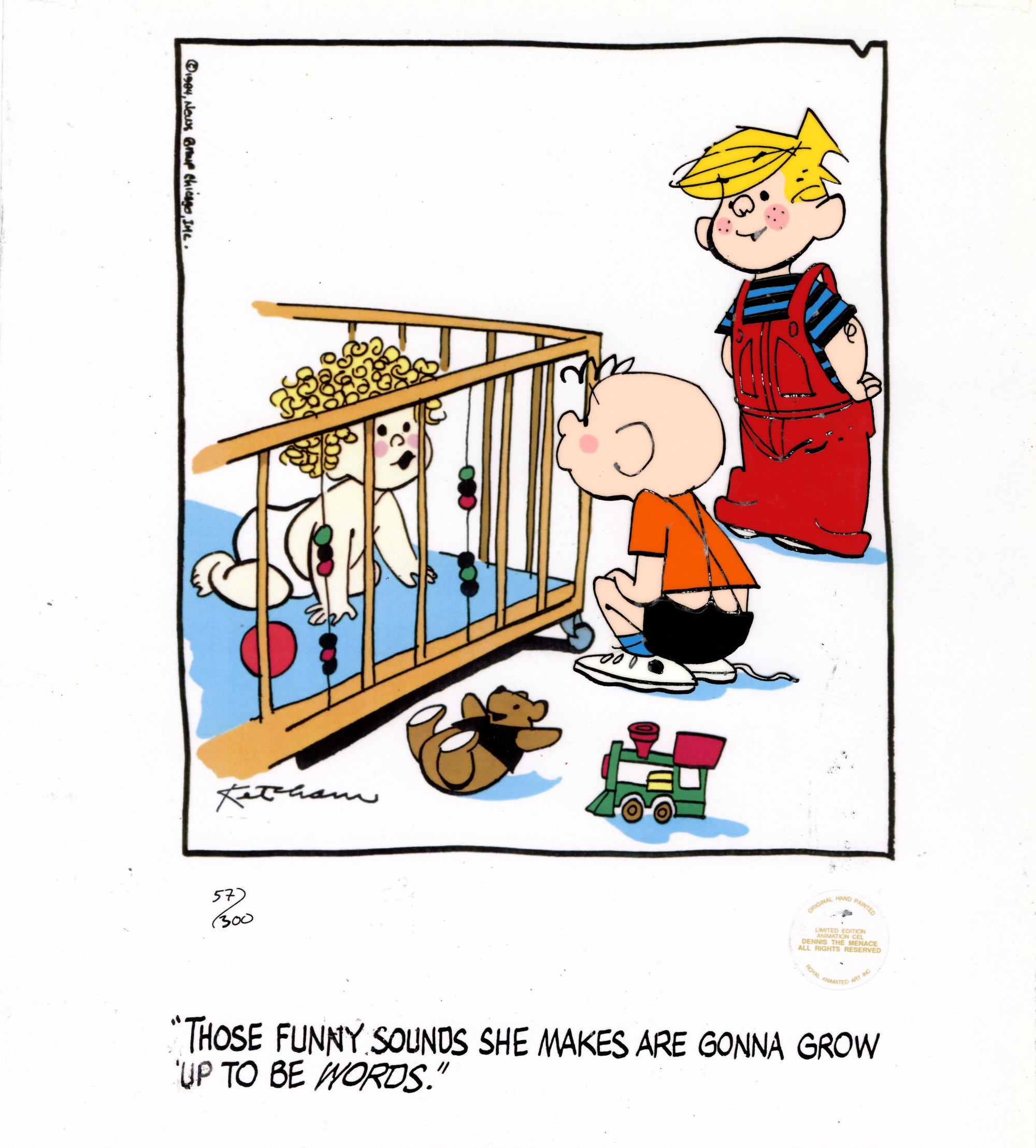 Dennis the Menace Limited Edition Cel (#57/300)