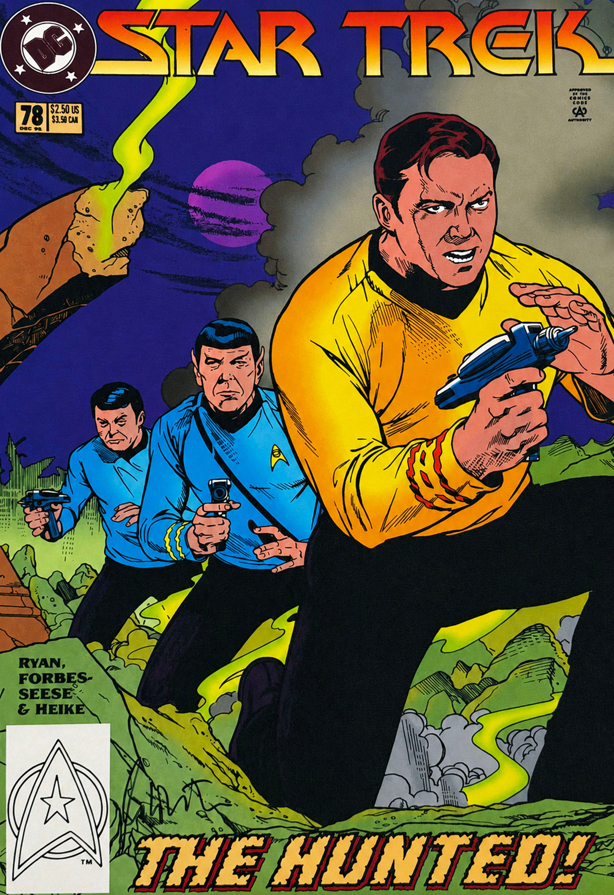 Stark Trek #78 - The Chosen Part 1: The Hunted, Unique Canvas Signed by William Shatner